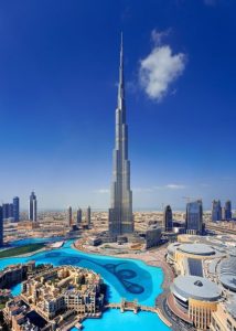 Pohľad na Dubaj a najvyšší mrakodrap na svete